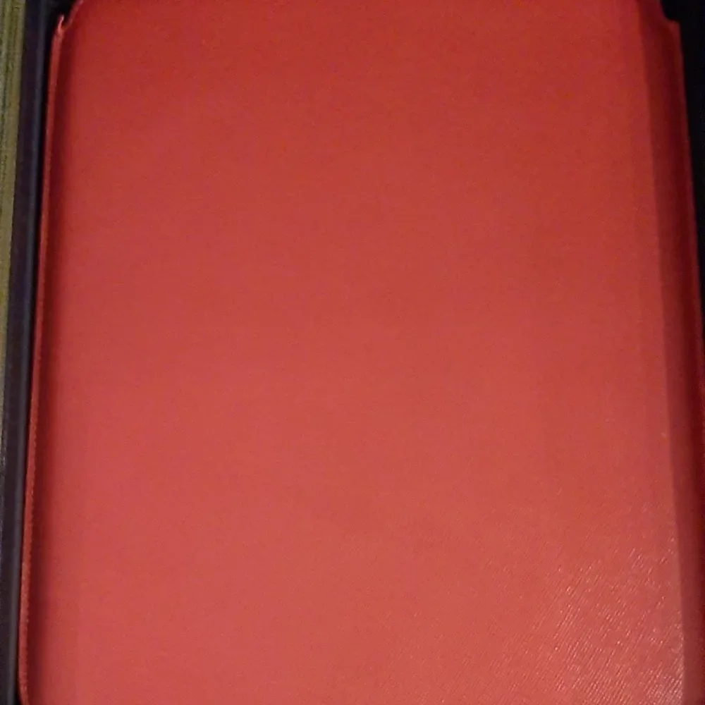 Prada red leather